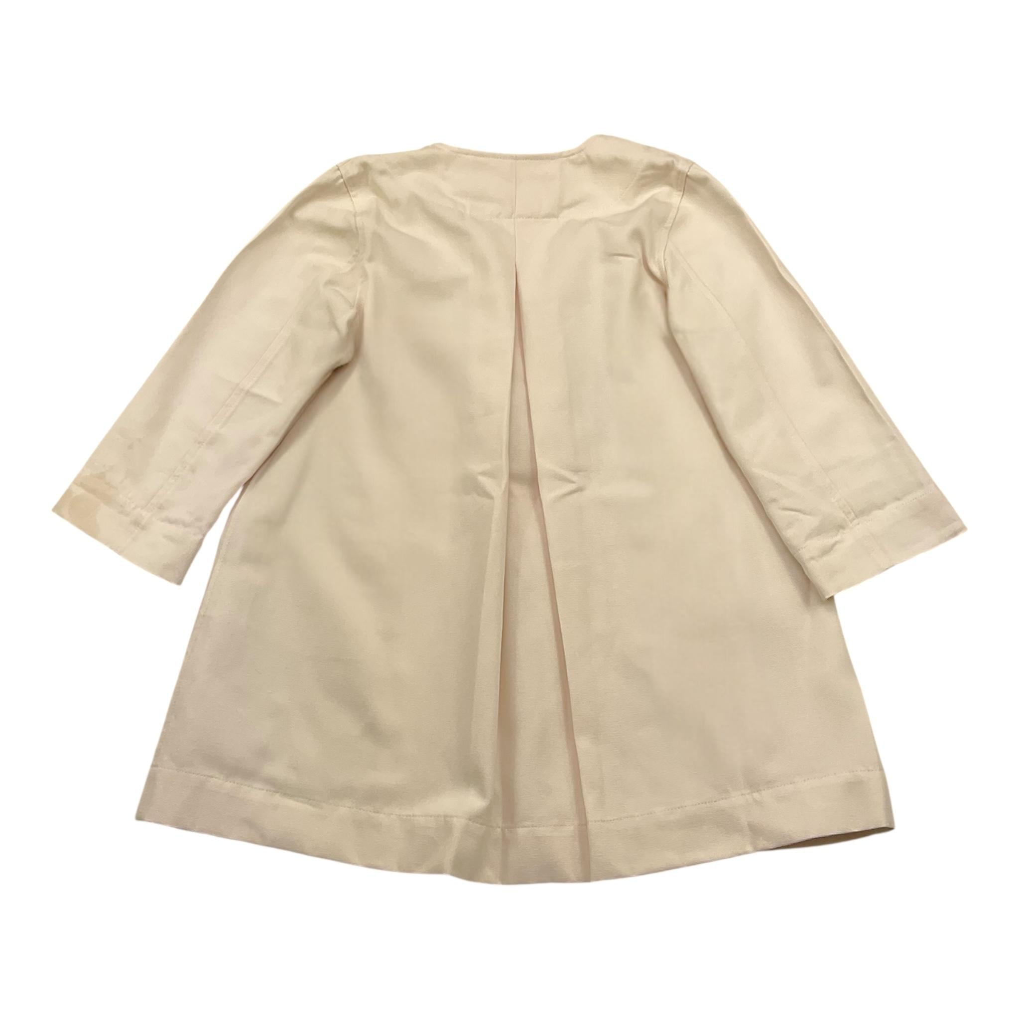 Babe & Tess Giacca Tinta Unita con Ricami Fiori per Bambina 115181133 PANNA BABE & TESS 