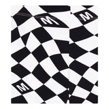 Maison Margiela Leggings mit Rautenmuster und Pfotenabdruck, Weiß/Schwarz, für Mädchen