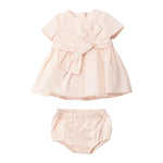 Elisabetta Franchi Set Abito Tinta Unita - Coulotte per Neonata ENAB055 ROSA ELISABETTA FRANCHI 