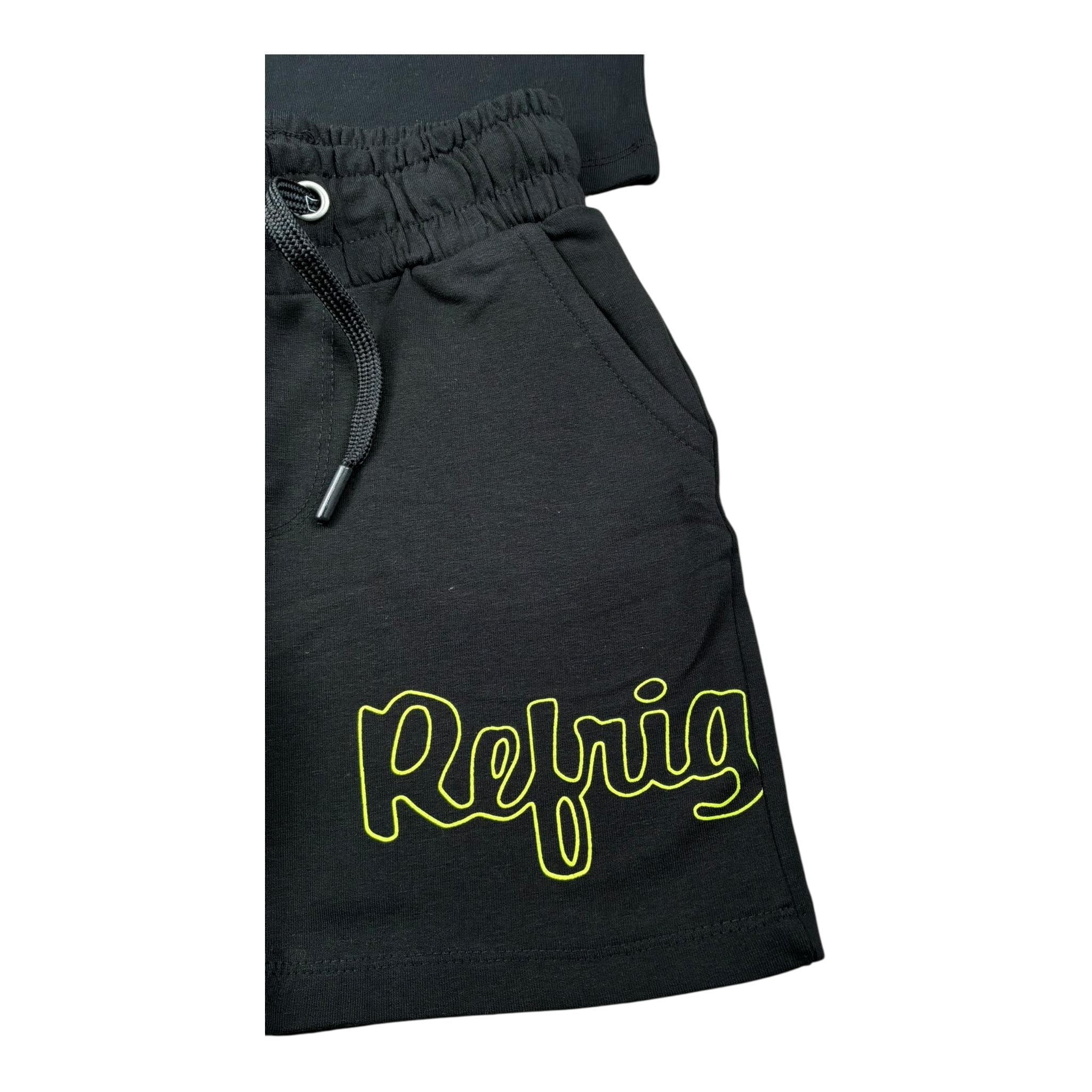 Refrigiwear Completo 2 Pezzi T-Shirt-Bermuda per Neonato R1101W25N NERO REFRIGIWEAR 