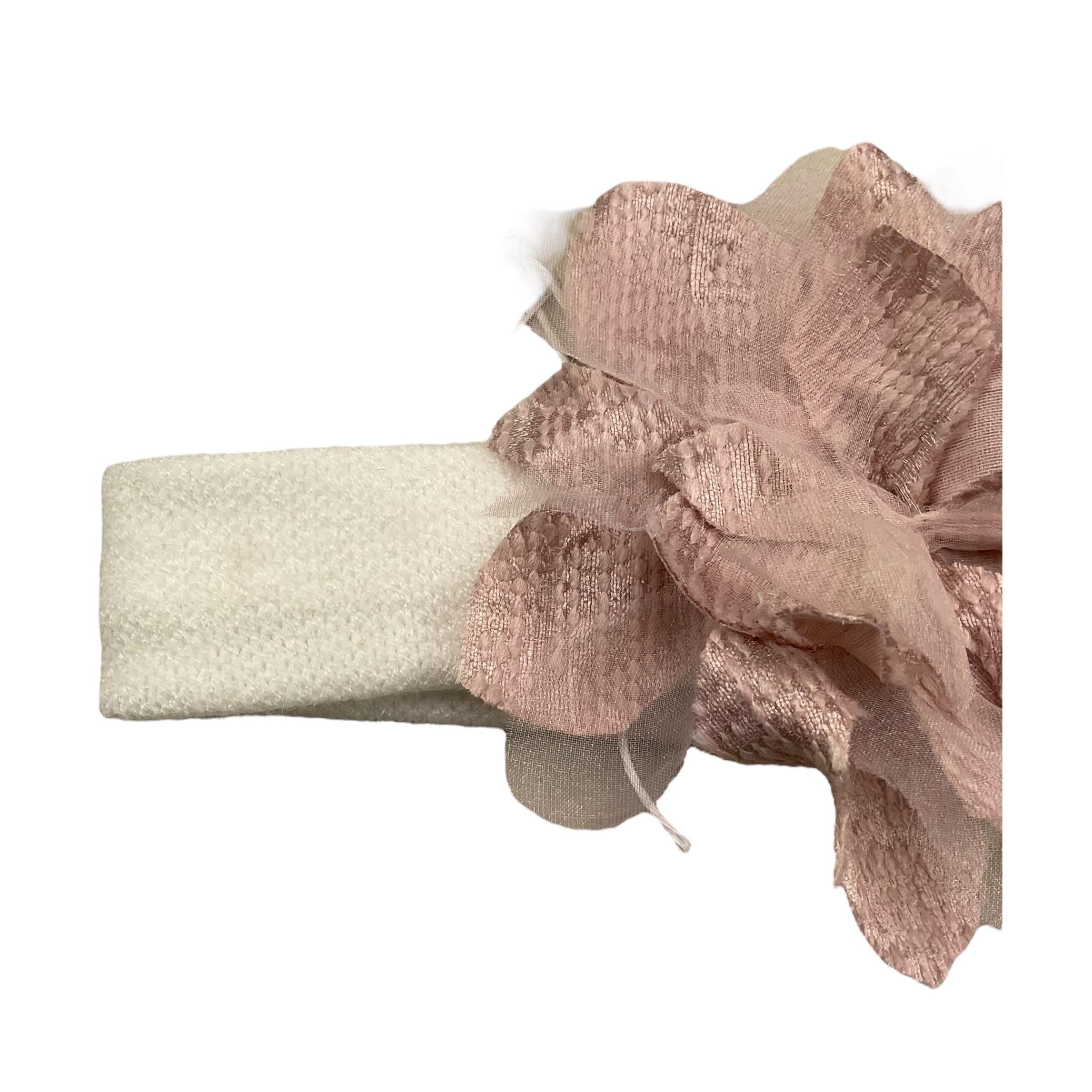 LALALU' fascia capelli tinta unita con fiore in contrasto Panna per Bambina FL9NJ PANNA LALALU' 