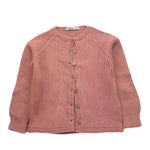 BABIDU cardigan tinta unita con bottoni in contrasto Rosa per Bambina 60682F ROSA BABIDU 