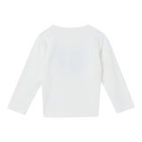 LIU JO shirt girocollo tinta unita con stampa in contrasto Panna per Neonata KF4067NX PANNA LIU JO 