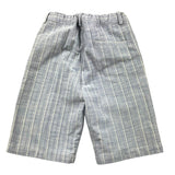 Zhoe &amp; Tobiah Gestreifte, einfarbige Bermuda-Shorts mit verstellbarer Taille in Hellblau für Jungen