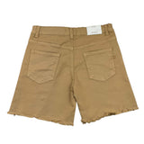 Vicolo Short Einfarbig mit verstellbarer Taille Beige für Baby Mädchen