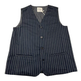 DOU DOU gilet tinta unita fantasia a irghe Blu per Bambino DV2P12 BLU DOU DOU 