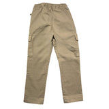 Manuel Ritz Einfarbige Hose mit elastischer Taille Beige für Jungen