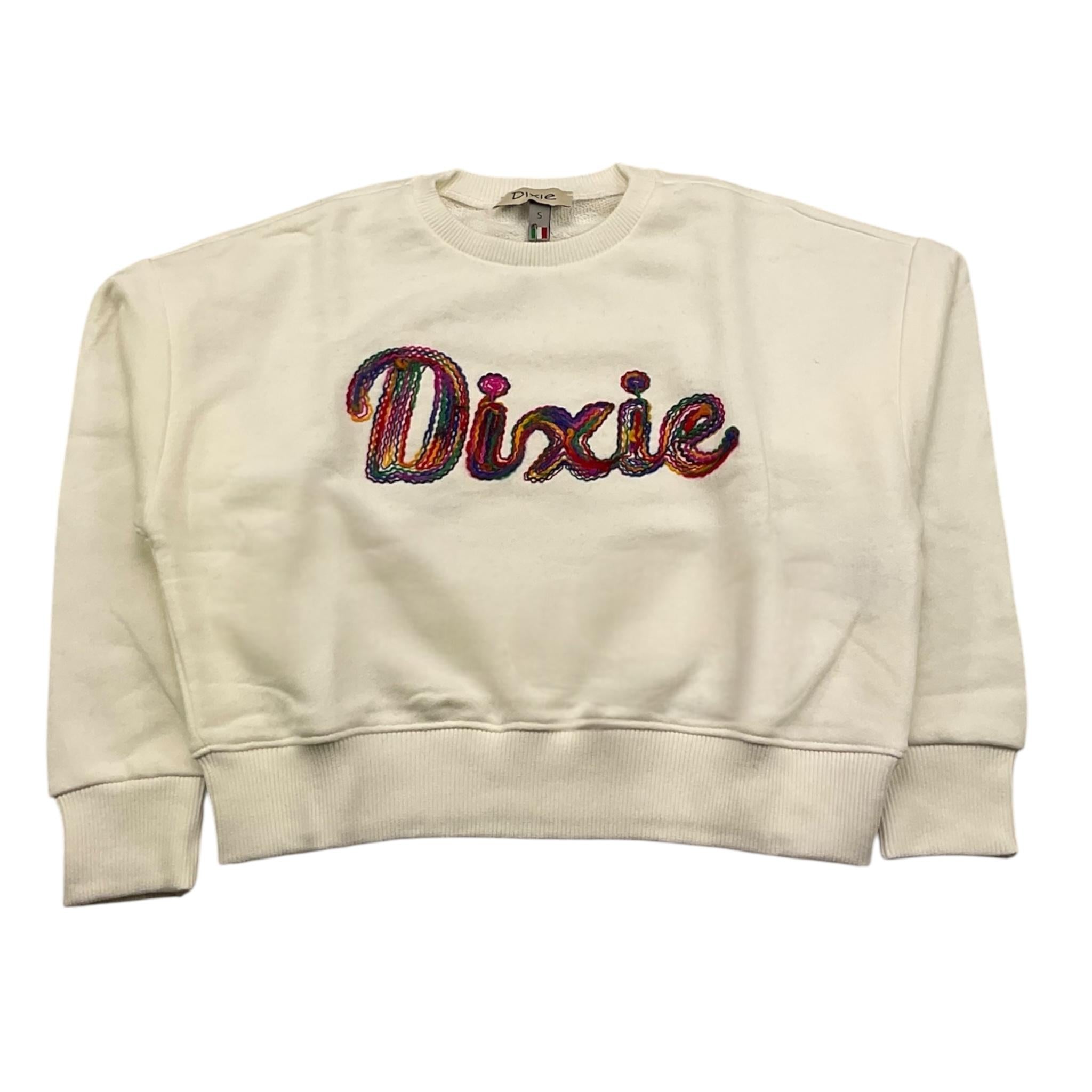 DIXIE felpa chiusa girocollo tinta unita Bianco per Bambina LB40040G42 BIANCO DIXIE 