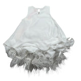 Vicolo Abito Giromanica Tinta Unita con Sottoveste per Neonata 3146V00286N BIANCO VICOLO 