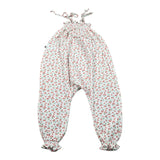 Petit Indi Tuta Tinta Unita con Fantasia Ciliegie per Neonata SS25B1210 BIANCO PETIT INDI 
