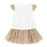 Mayoral Completo 2 Pezzi Canotte-Gonna Bianco/Beige per Neonata 1874X BIANCO/BEIGE MAYORAL 
