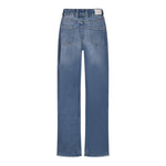Marc Ellis Jeans Tinta Unita Modello A Palazzo per Bambina JMJPT01183 BLU MARC ELLIS 