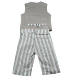 New Gereration Completo 2 Pezzi Gilet-Pantalone Beige per Neonato 41953N BEIGE NEW GERERATION 