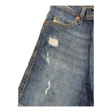 Diesel Ripped Denim Bermuda Shorts Einfarbig Blau Für Jungen