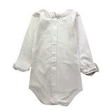 BABIDU body tinta unita con colletto ricamato Bianco per Bambina BOOOOD BIANCO BABIDU 
