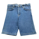North Sails Verstellbare Taille Solid Denim Bermuda Shorts Blau Für Jungen