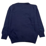 CESARE PACIOTTI maglia girocollo tinta unita con logo Blu per Bambino MGP5355B BLU CESARE PACIOTTI 
