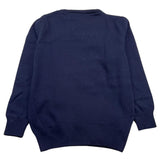 CESARE PACIOTTI maglia girocollo tinta unita con logo Blu per Bambino MGP5355B BLU CESARE PACIOTTI 