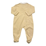 MOSCHINO tutina tinta unita con stampa Beige per Neonata MUY08G BEIGE MOSCHINO 