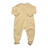 MOSCHINO tutina tinta unita con stampa Beige per Neonata MUY08G BEIGE MOSCHINO 