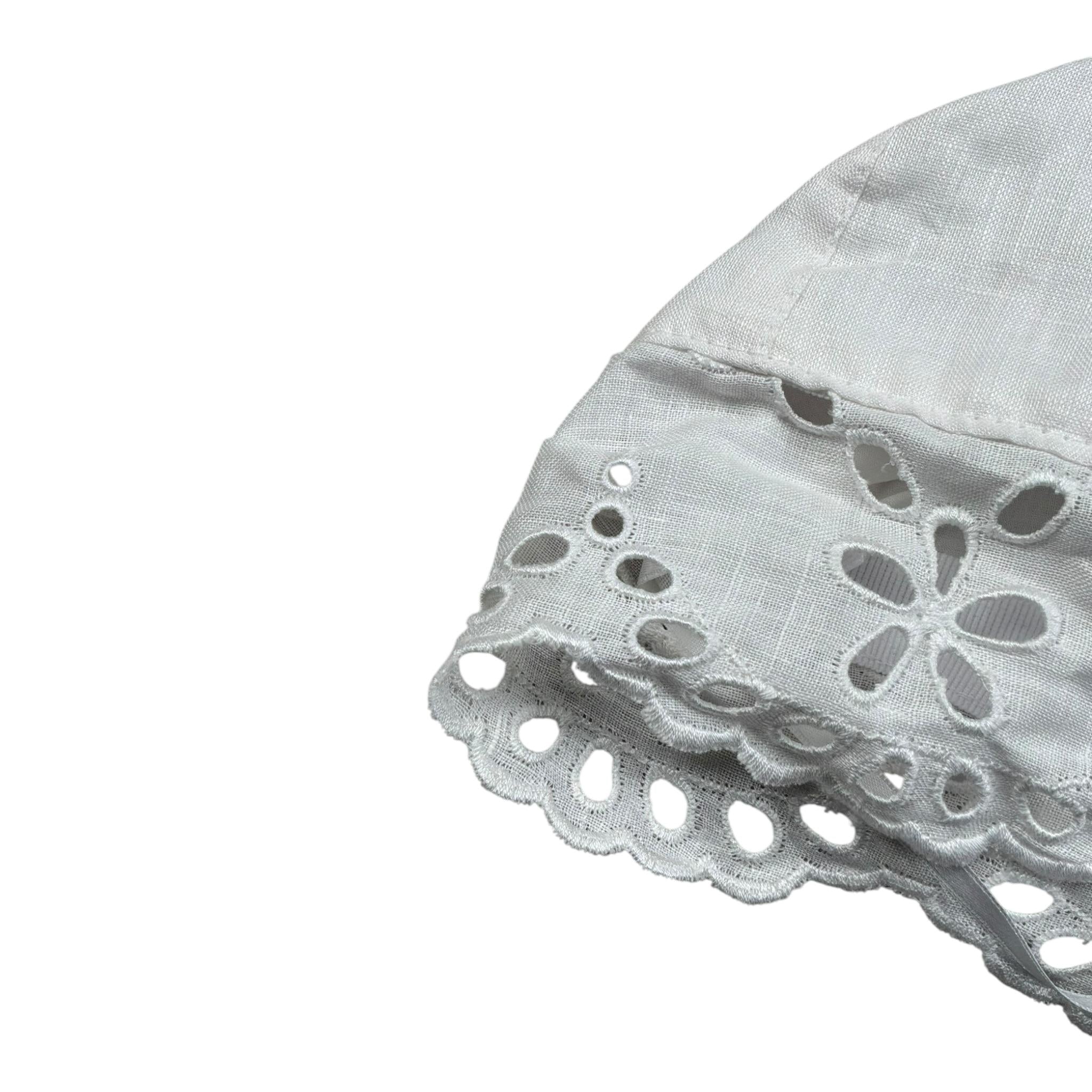 Le Bebe Cappello Tinta Unita  per Neonata LBG4759 BIANCO LE BEBE 
