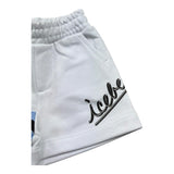 Iceberg Bermuda Felpa Tinta Unita con Stampa per Neonato BFICE5101B BIANCO ICEBERG 