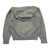 SAINT BARTH felpa girocollo tinta unita con cappuccio in maglia Grigio per Bambina ELIDE GRIGIO SAINT BARTH 