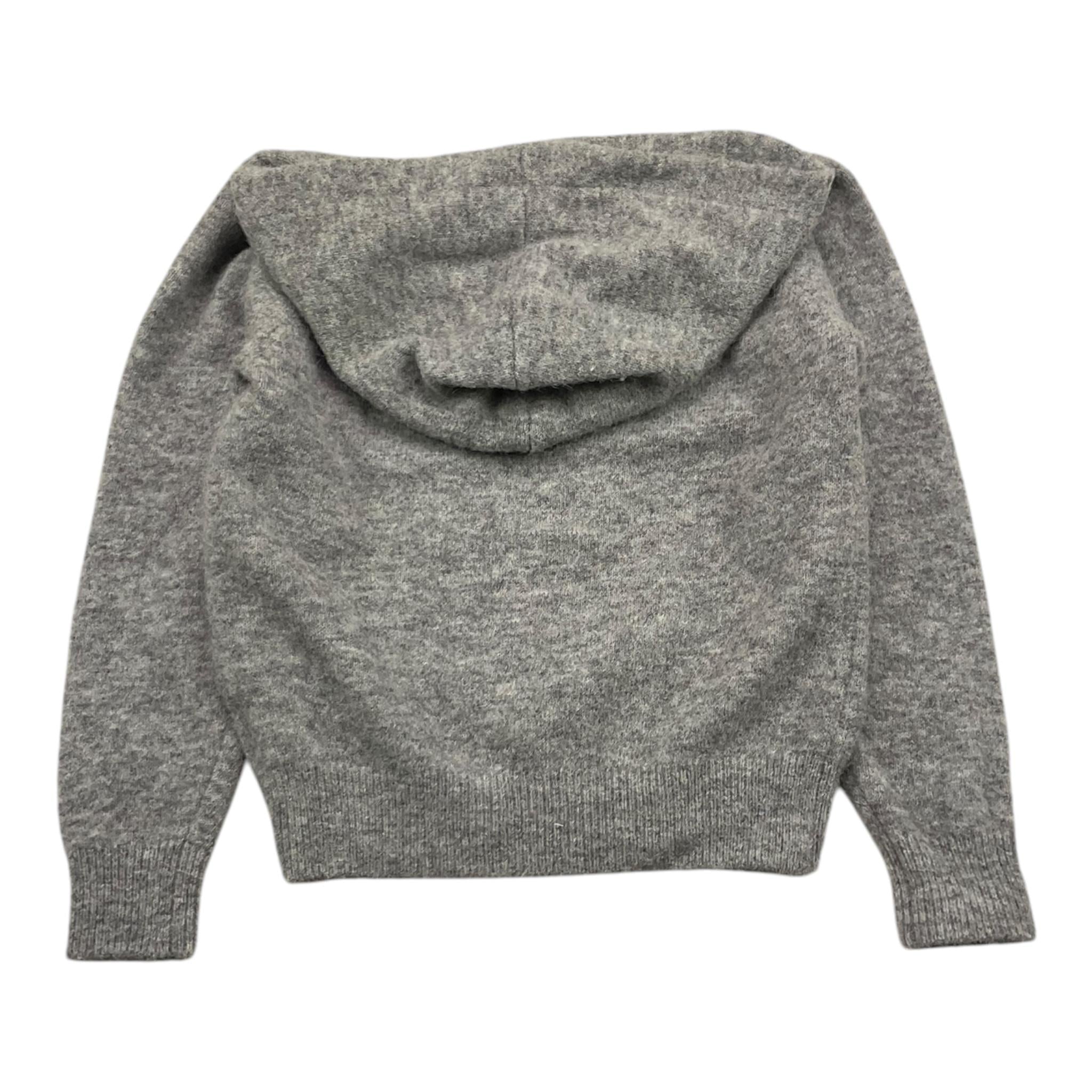 SAINT BARTH felpa girocollo tinta unita con cappuccio in maglia Grigio per Bambina ELIDE GRIGIO SAINT BARTH 