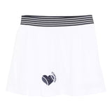 Monnalisa Short Modello Gonna Tinta Unita con Stampa per Bambina 19E700 BIANCO MONNALISA 