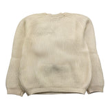 LE COCONNE maglia girocollo tinta unita con fiocchi Panna per Bambina LCN2326 PANNA LE COCONNE 