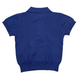 Manuel Ritz Poloshirt Halbarm Einfarbig Blau Für Baby