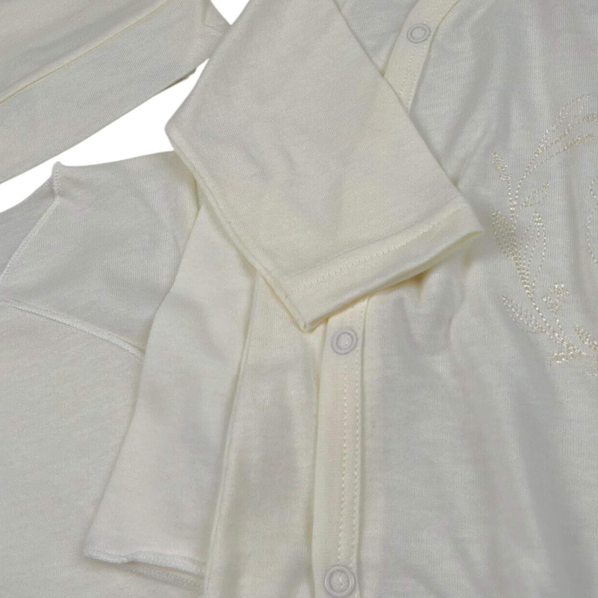 Babyvip Completo 4 Pezzi Tutina-Camicia Della Fortuna-Cappello-Calzini per Neonato T7264 BEIGE BABYVIP 