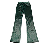 MARC ELLIS pantalone tinta unita in velluto modello zampa Verde per Bambina JMJPT00104 VERDE MARC ELLIS 