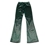 MARC ELLIS pantalone tinta unita in velluto modello zampa Verde per Bambina JMJPT00104 VERDE MARC ELLIS 