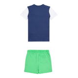 New Balance Completo 2 Pezzi T-Shirt-Bermuda per Neonato LAKB0208X MULTICOLOR NEW BALANCE 