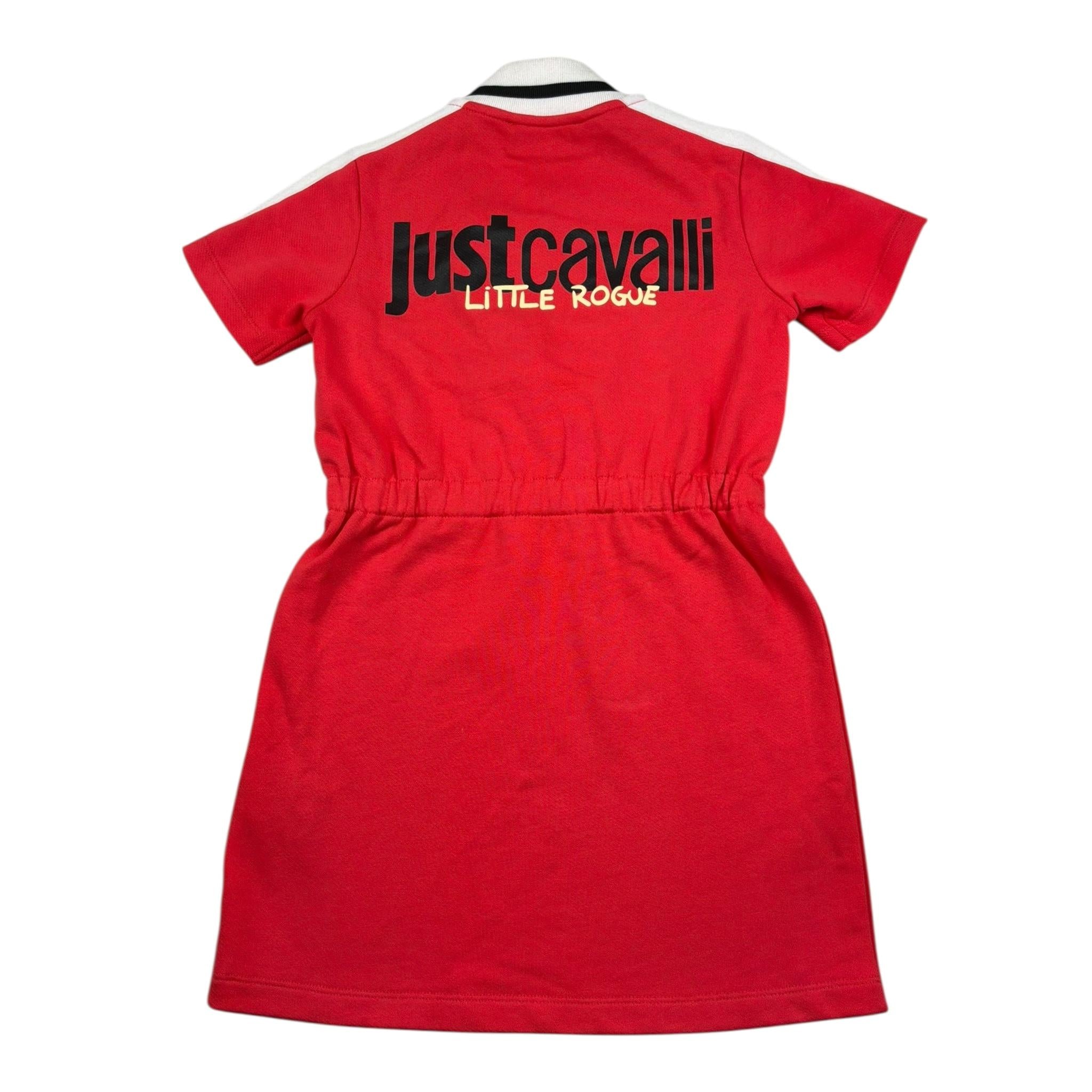 Just Cavalli Abito Mezza Manica con Colletto In Contrasto per Bambina JGP26127VE ROSSO JUST CAVALLI 