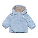 K-WAY giubbino tinta unita con cappuccio Azzurro per Neonato K4137VW AZZURRO K-WAY 
