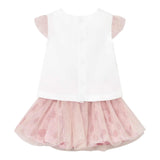 Mayoral Completo 2 Pezzi Canotte-Gonna Bianco/Rosa per Neonata 1874X BIANCO/ROSA MAYORAL 