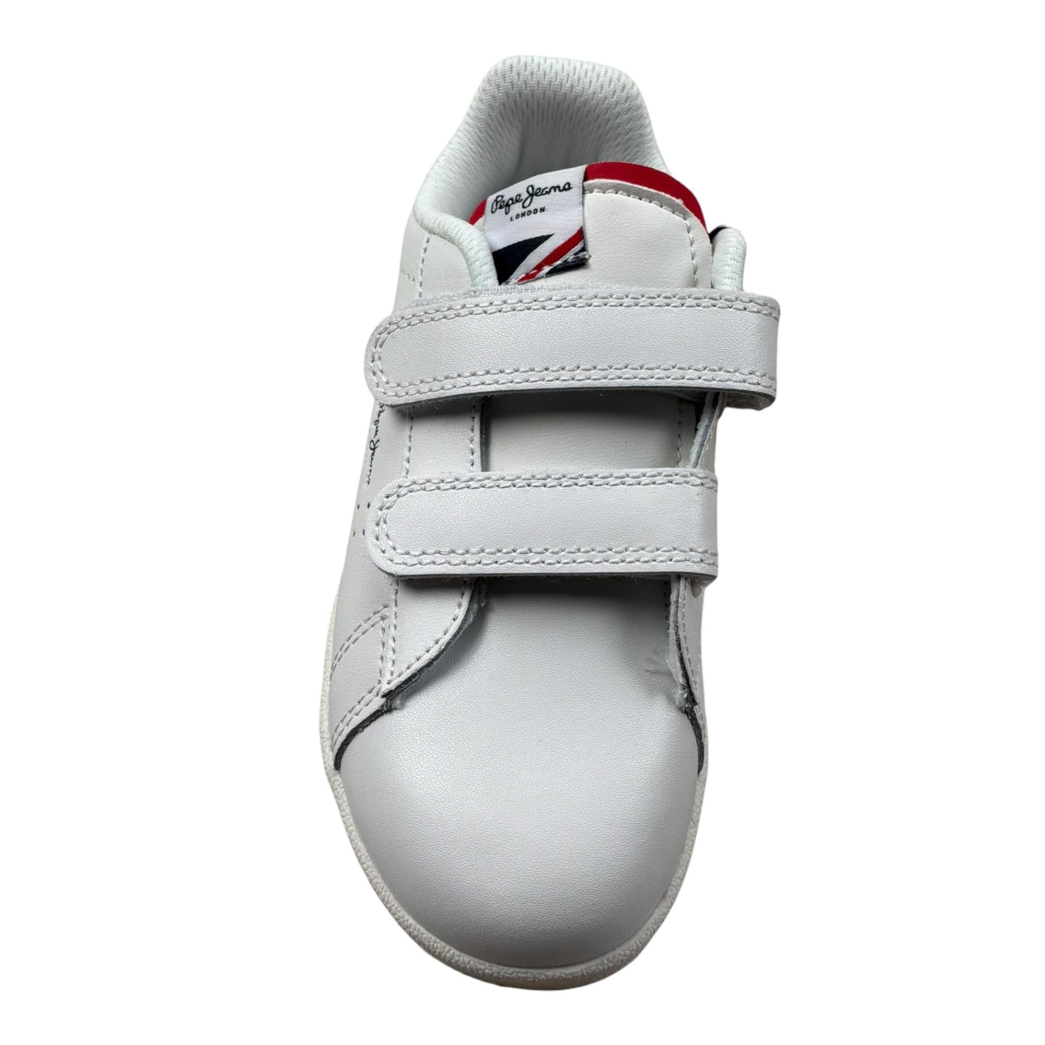 Pepe Feamo Sneakers Tinta Unita con Strappi per Neonato PBS00002N BIANCO PEPE JEANS 