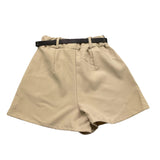 GREAT JOY short tinta unita cn cintura Beige per Bambina 015B BEIGE GREAT JOY 