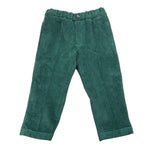 MICHAEL COAL pantalone tinta unita a costine Verde per Bambino 020171 VERDE MICHAEL COAL 