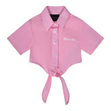Marc Ellis Camicia Mezza Manica tinta unita Rosa per Neonata JMNSH01427N ROSA MARC ELLIS 