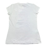 Monnalisa T-Shirt Girocollo Tinta Unita con Stampa Ariel per Bambina 113628P9 BIANCO MONNALISA 