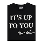 Moschino T-Shirt Tinta Unita con Stampa per Bambina HAM06R NERO MOSCHINO 