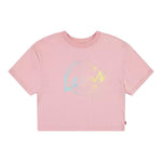 Levi'S T-Shirt Tinta Unita Girocollo con Stampa per Bambina 3EH190X ROSA LEVI'S 