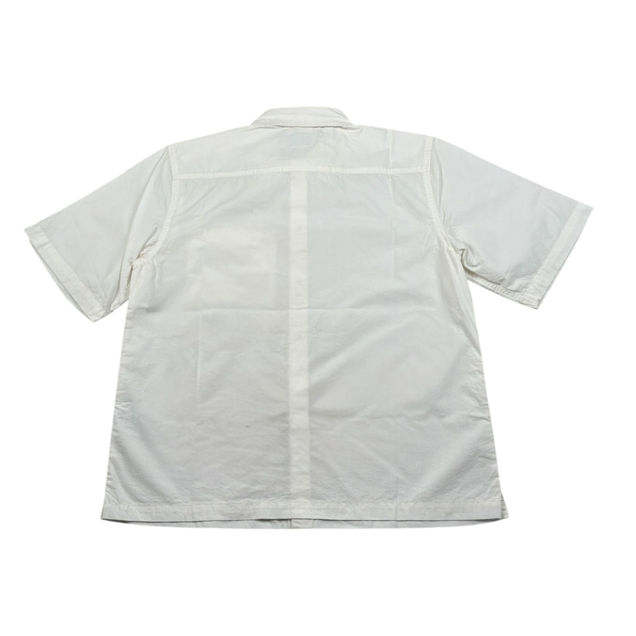 C.P. Company Camicia Mezza Manica tinta unita Panna per Bambino CUC008X PANNA C.P. COMPANY 