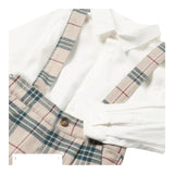 MAYORAL completo 2 pezzi camicia-bermuda con bretelle Bianco per Neonato 2251 BIANCO MAYORAL 