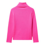 EMILIO PUCCI maglia a costine collo alto tinta unita Fuxia per Bambina PT9A60 FUXIA EMILIO PUCCI 