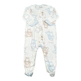 Chicco Tutina Tinta Unita con Stampa per Neonato 02400 BIANCO CHICCO 