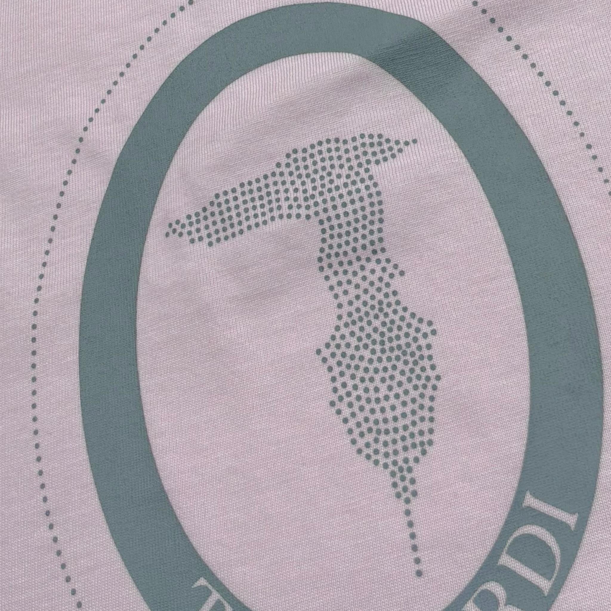Trussardi T-Shirt Tinta Unita Girocollo con Stampa per Neonata TIP21104 ROSA TRUSSARDI 
